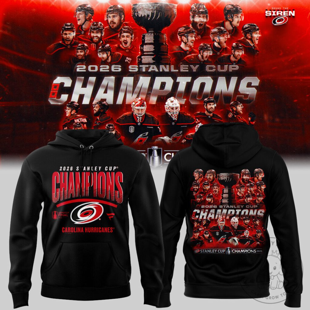 Carolina Hurricanes Hoodie - 2026 Stanley Cup Champions Limited Edition 10 Carolina Hurricanes Hoodie - 2026 Stanley Cup Champions Limited Edition