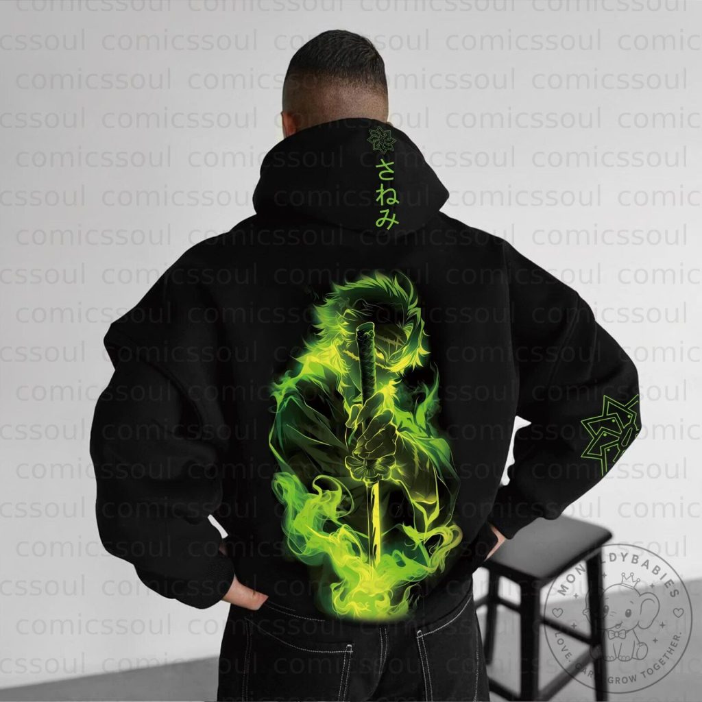 Demon Slayer Sanemi Shinazugawa Anime Graphic Streetwear Hoodie 34 Demon Slayer Sanemi Shinazugawa Anime Graphic Streetwear Hoodie
