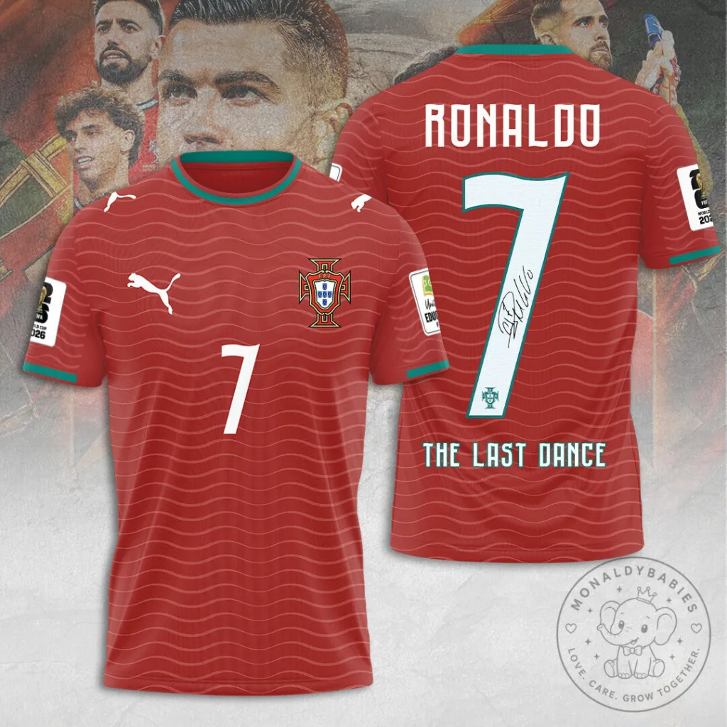 Cristiano Ronaldo Portugal National Team Red Soccer Jersey 5 Cristiano Ronaldo Portugal National Team Red Soccer Jersey
