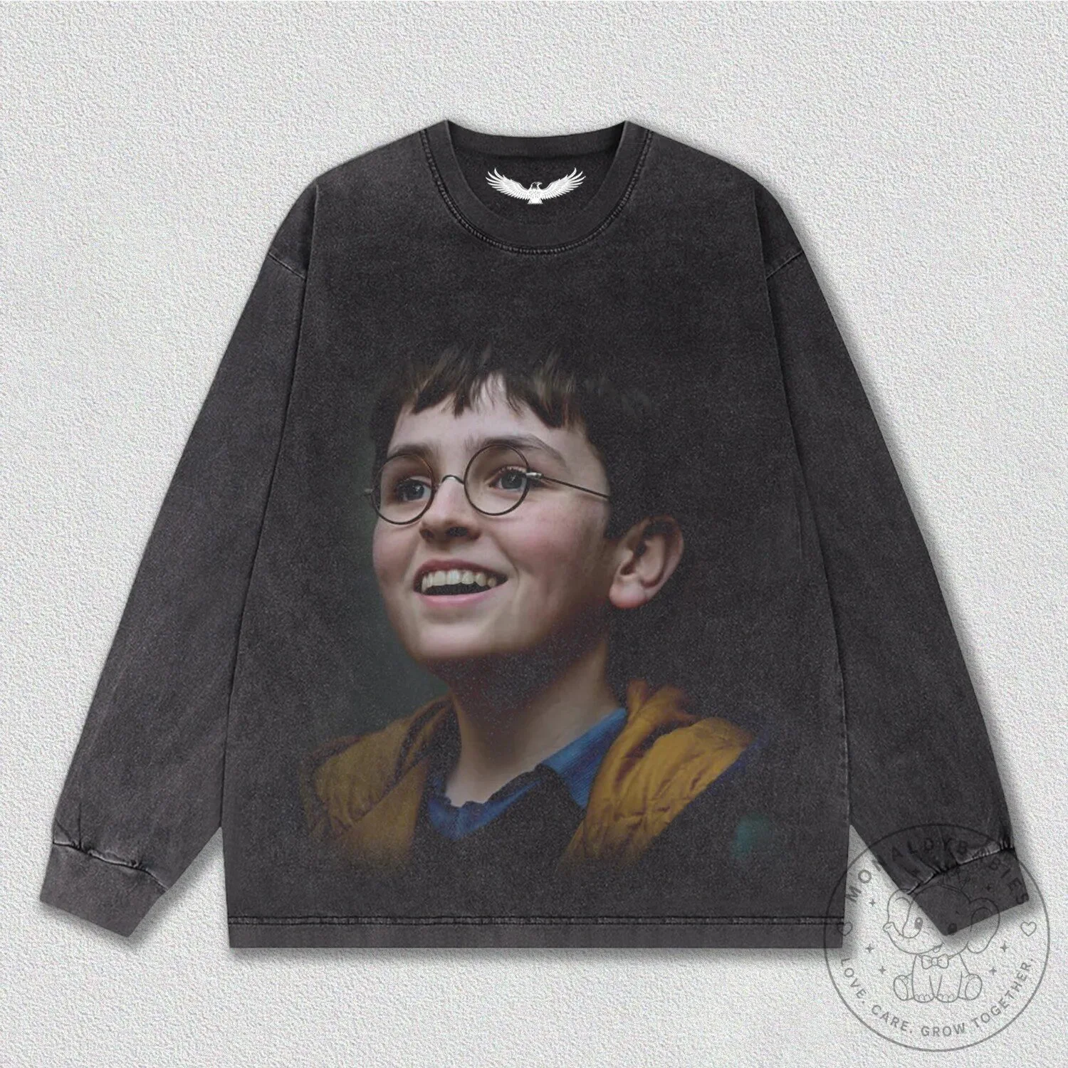 Harry Potter Daniel Radcliffe Young Boy Portrait Long Sleeve Sweatshirt
