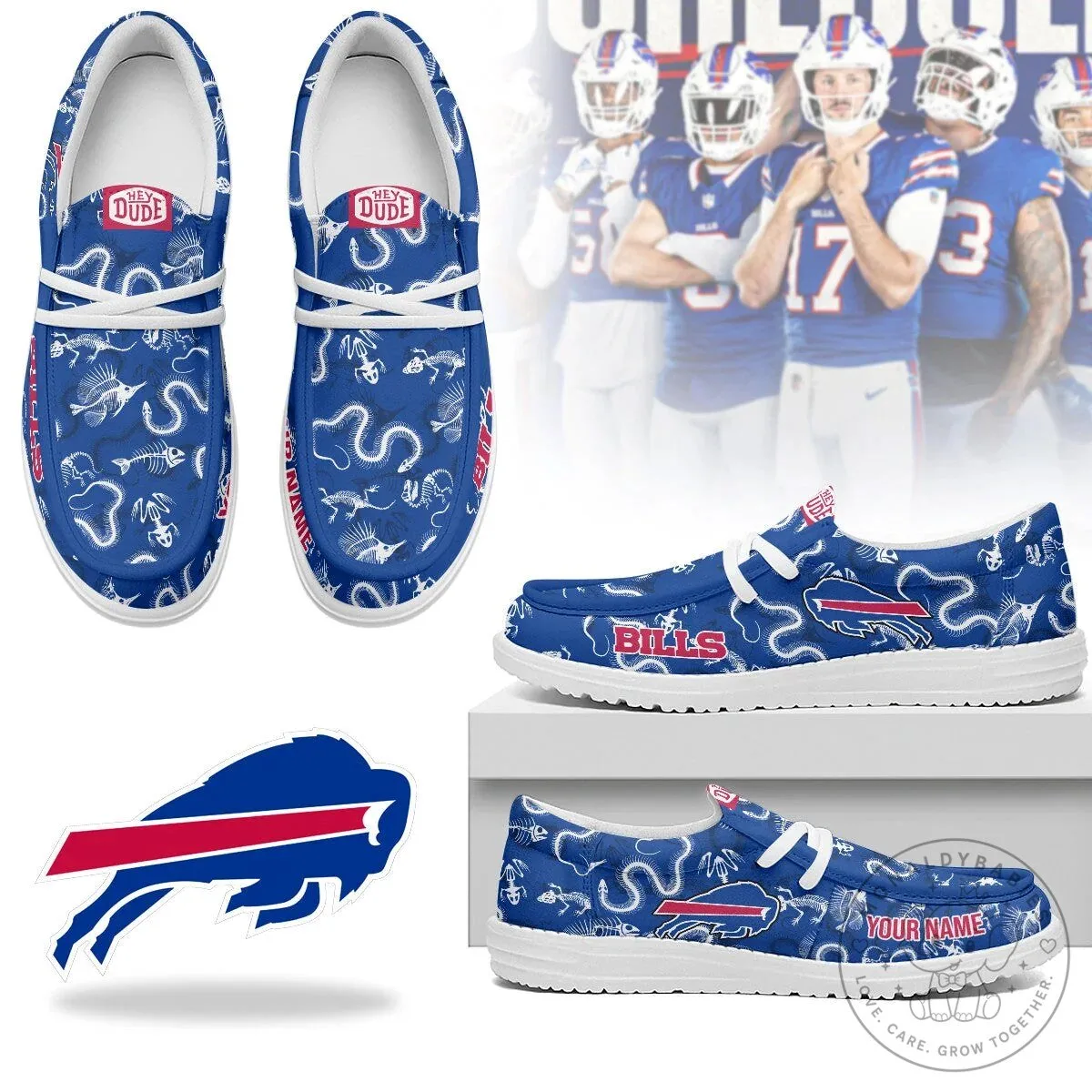 Buffalo Bills Halloween Spiderweb Hey Dude Style Shoes 11 Buffalo Bills Halloween Spiderweb Hey Dude Style Shoes