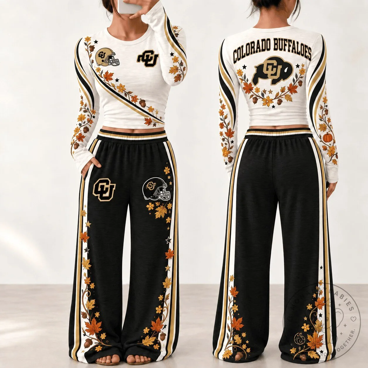 Colorado Buffaloes Women's Fall Season Lounge Set 2 Colorado Buffaloes Women's Fall Season Lounge Set