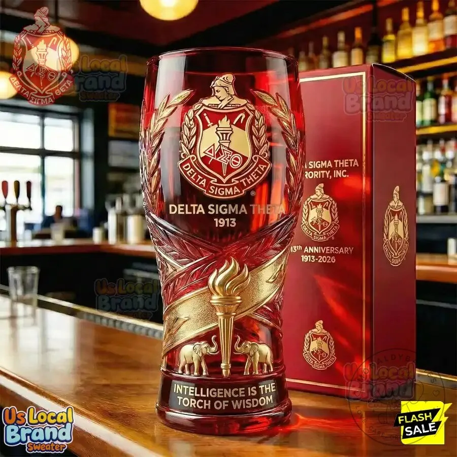 Delta Sigma Theta 1913 Intelligence Is The Torch Of Wisdom Drinking Glass 5 Delta Sigma Theta 1913 Intelligence Is The Torch Of Wisdom Drinking Glass