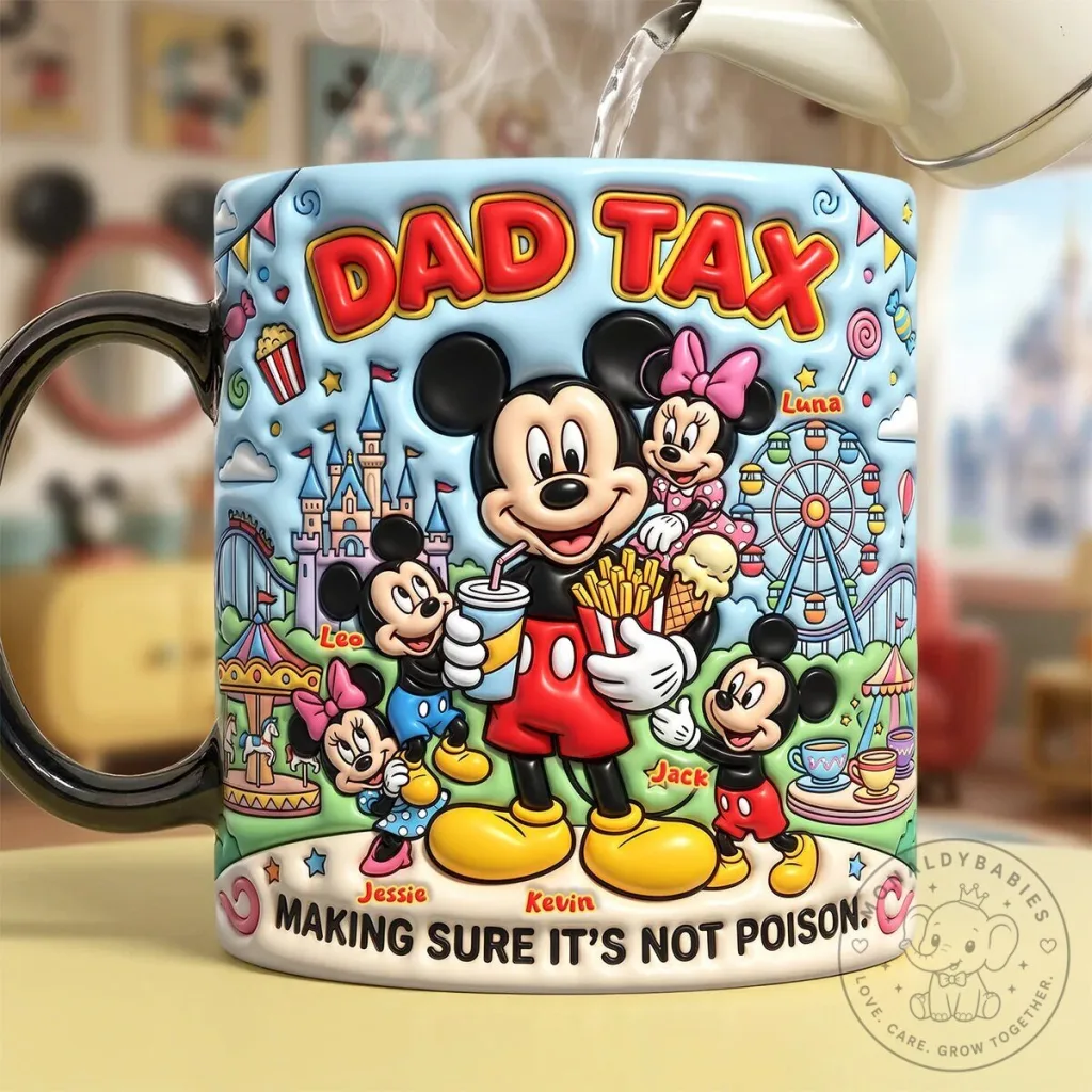 Dad Tax Making Sure It Is Not Poison Mickey Mouse Disney World Theme Park Mug Dad Tax Making Sure It Is Not Poison Mickey Mouse Disney World Theme Park Mug