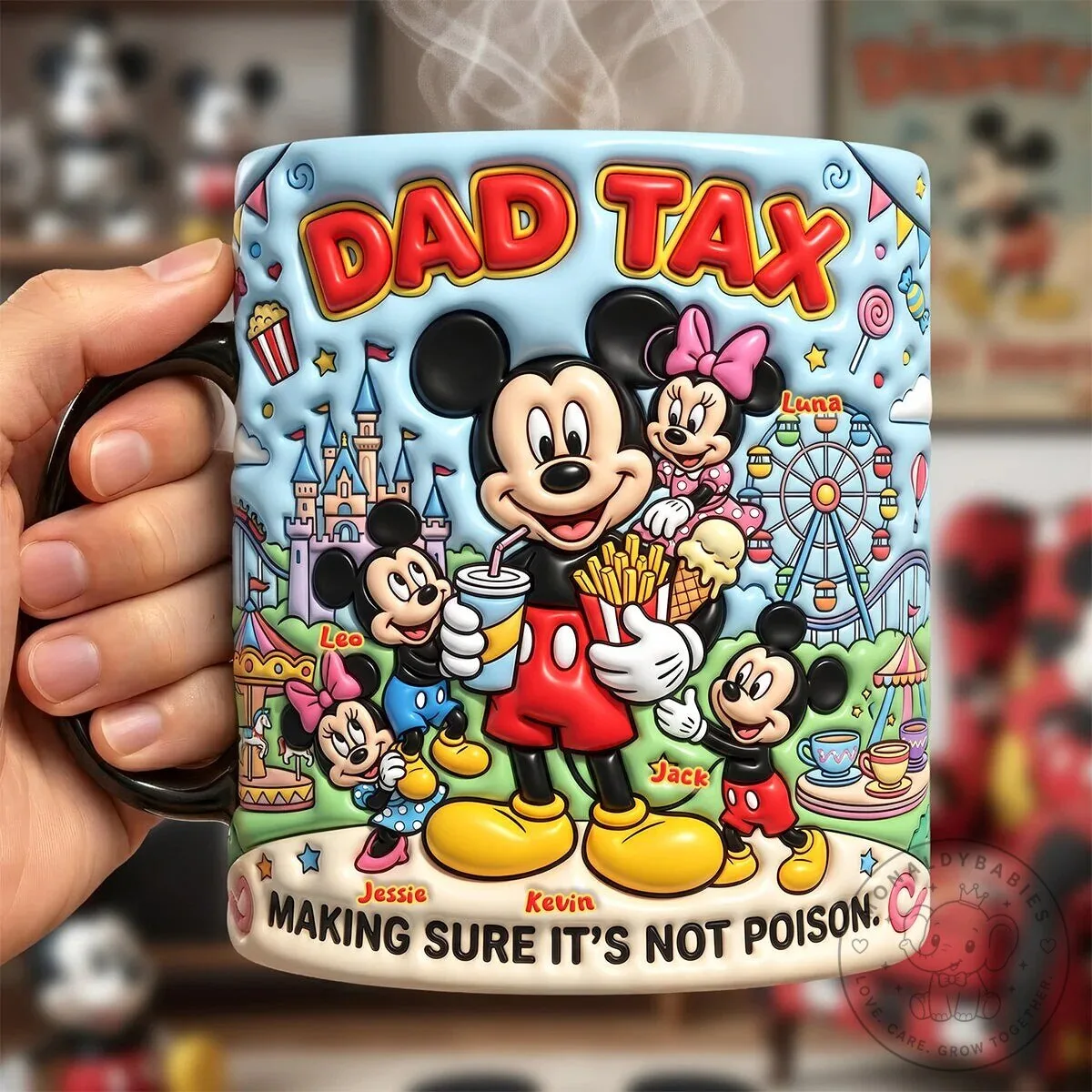 Dad Tax Making Sure It Is Not Poison Mickey Mouse Disney World Theme Park Mug 6 Dad Tax Making Sure It Is Not Poison Mickey Mouse Disney World Theme Park Mug