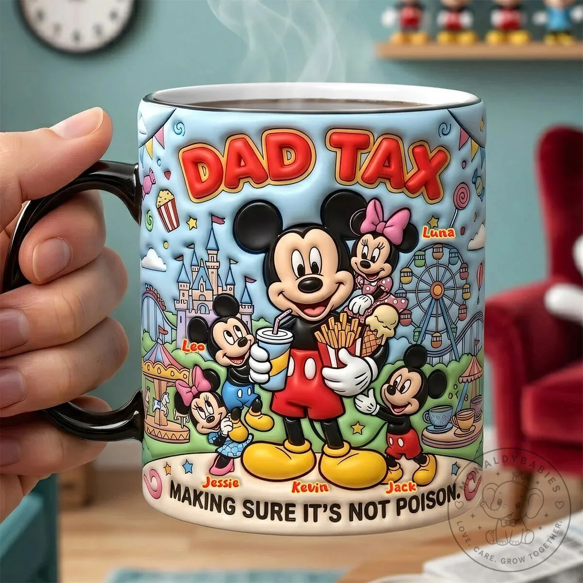Dad Tax Making Sure It Is Not Poison Mickey Mouse Disney World Theme Park Mug 7 Dad Tax Making Sure It Is Not Poison Mickey Mouse Disney World Theme Park Mug