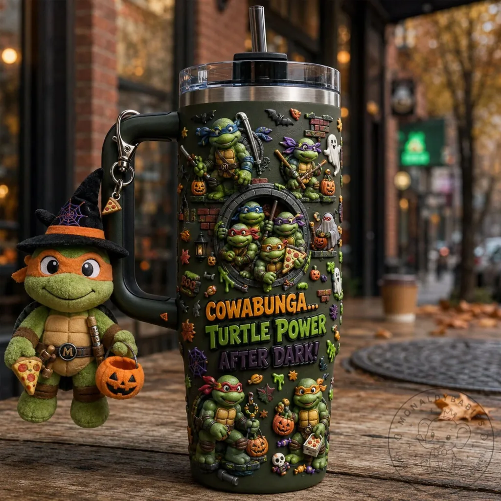 Cowabunga! After Dark Teenage Mutant Ninja Turtles Halloween Tumbler with Turtle Power Cowabunga! After Dark Teenage Mutant Ninja Turtles Halloween Tumbler with Turtle Power