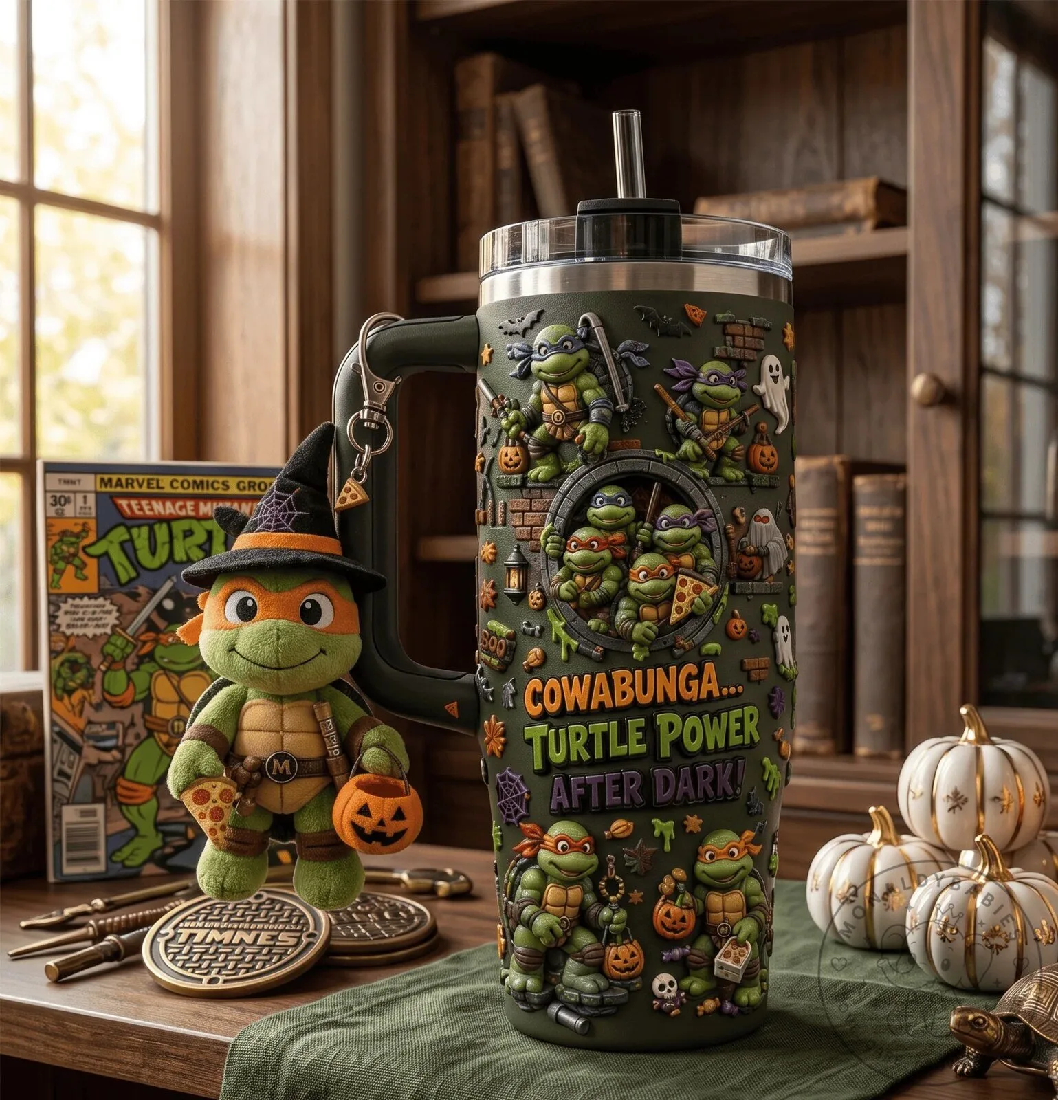 Cowabunga! After Dark Teenage Mutant Ninja Turtles Halloween Tumbler with Turtle Power 9 Cowabunga! After Dark Teenage Mutant Ninja Turtles Halloween Tumbler with Turtle Power