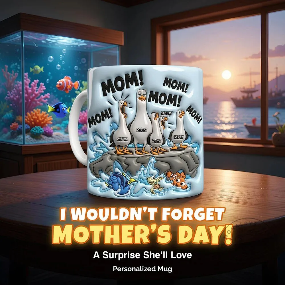 Finding Nemo Mom Call Out Personalized Coffee Mug