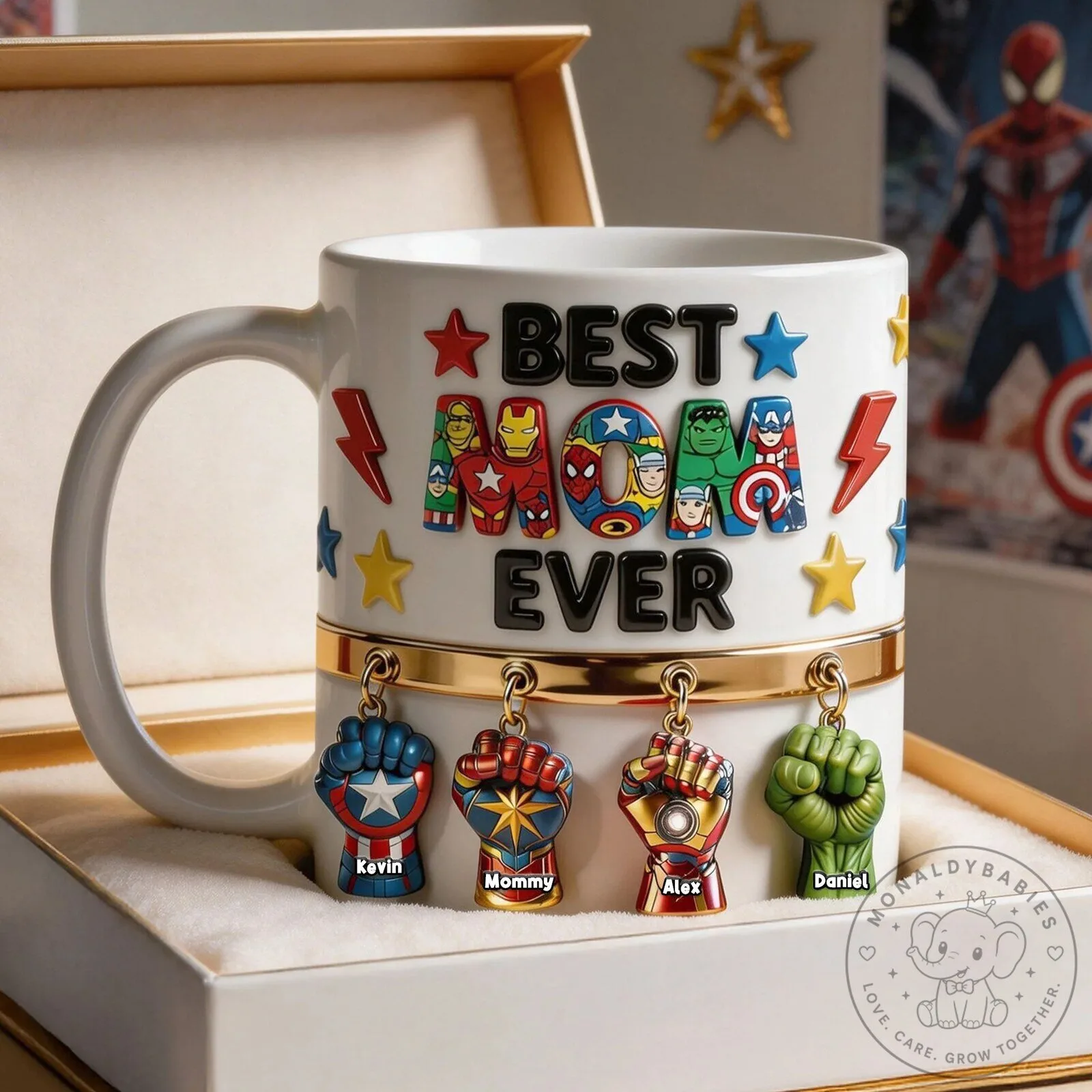 Best Mom Ever Marvel Superheroes Personalized Coffee Mug 8 Best Mom Ever Marvel Superheroes Personalized Coffee Mug
