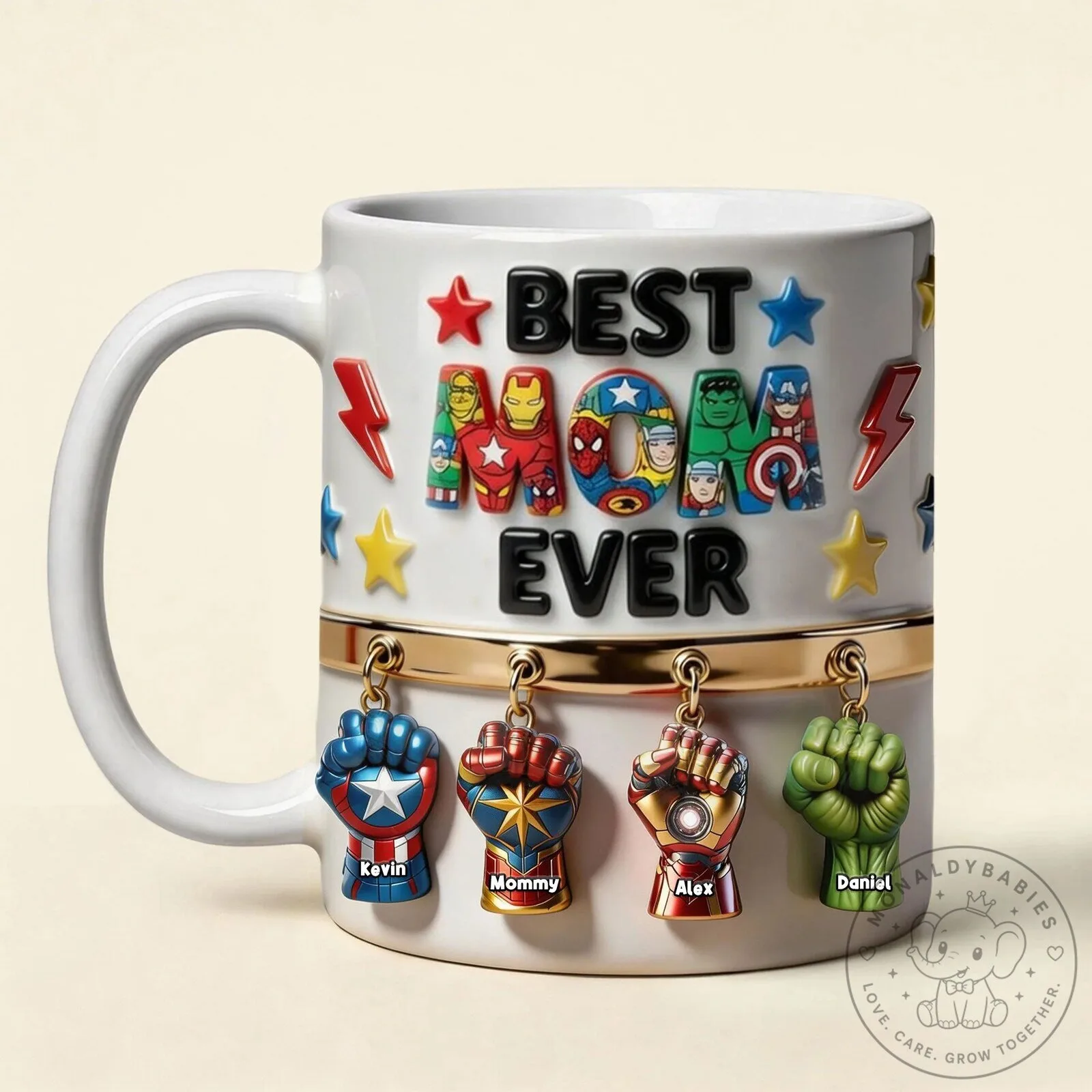 Best Mom Ever Marvel Superheroes Personalized Coffee Mug 9 Best Mom Ever Marvel Superheroes Personalized Coffee Mug