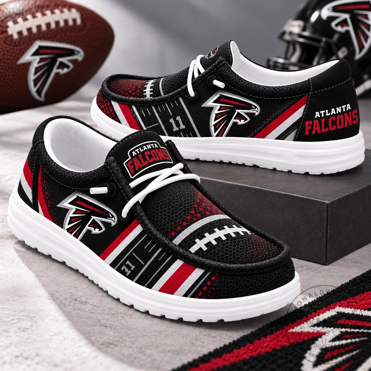 Atlanta Falcons NFL Team Pride Game Day Loafer Shoes for Men and Women