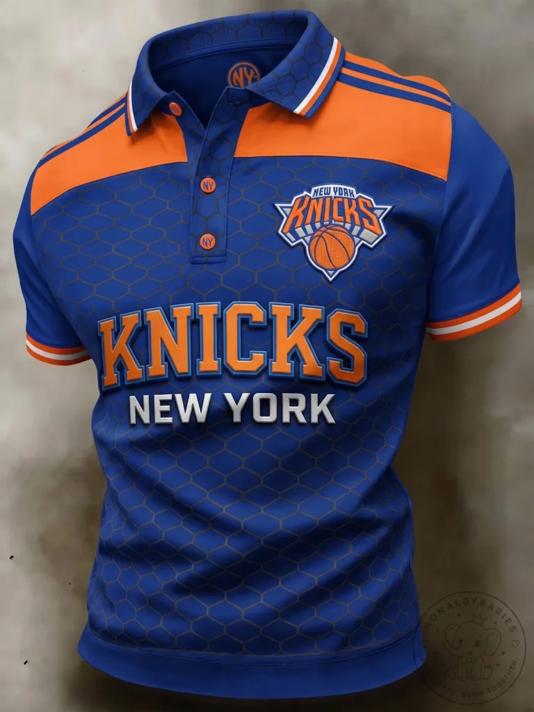 Polo Shirt for Fans of New York Knicks Basketball 9 Polo Shirt for Fans of New York Knicks Basketball