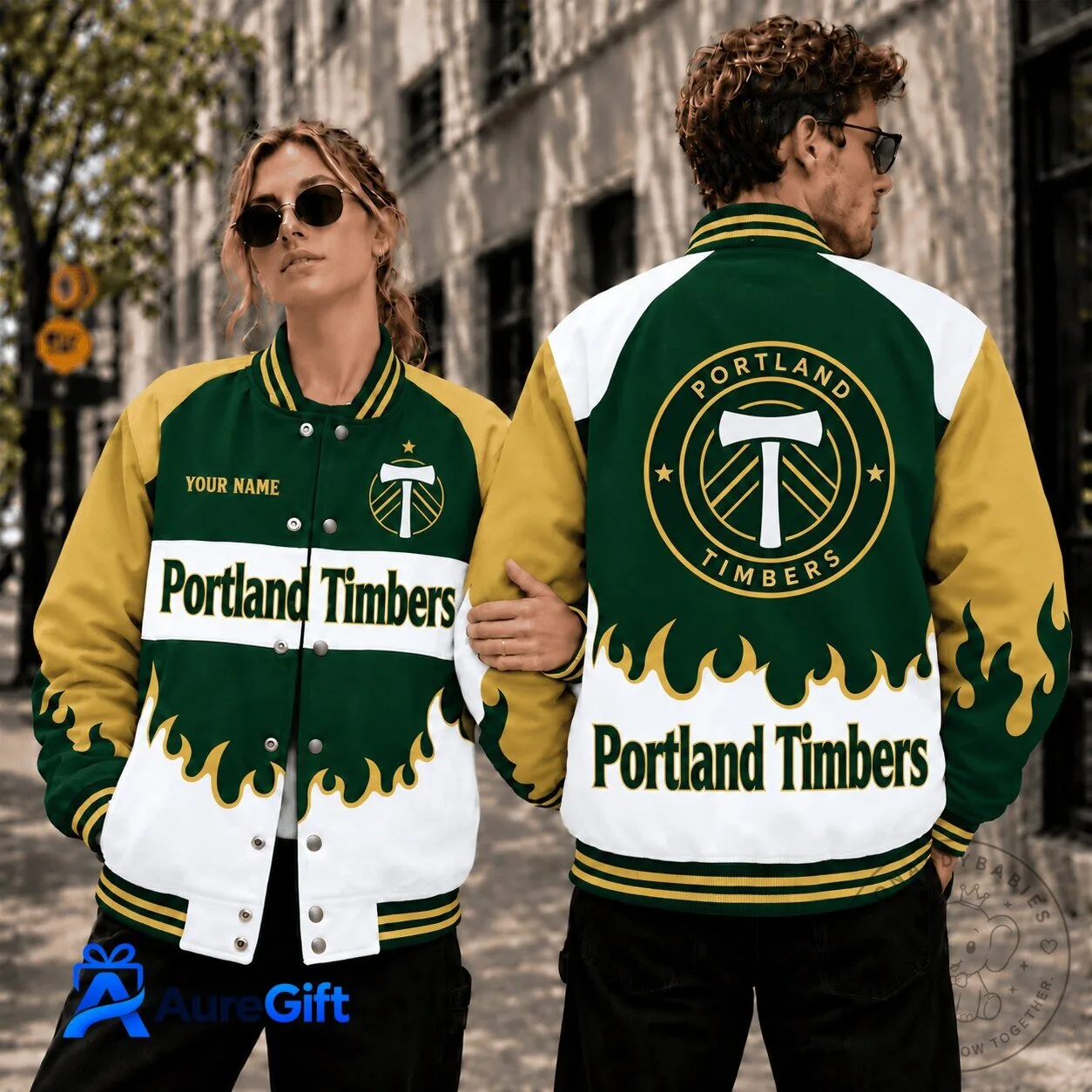 Portland Timbers Major League Soccer Personalized Baseball Jacket