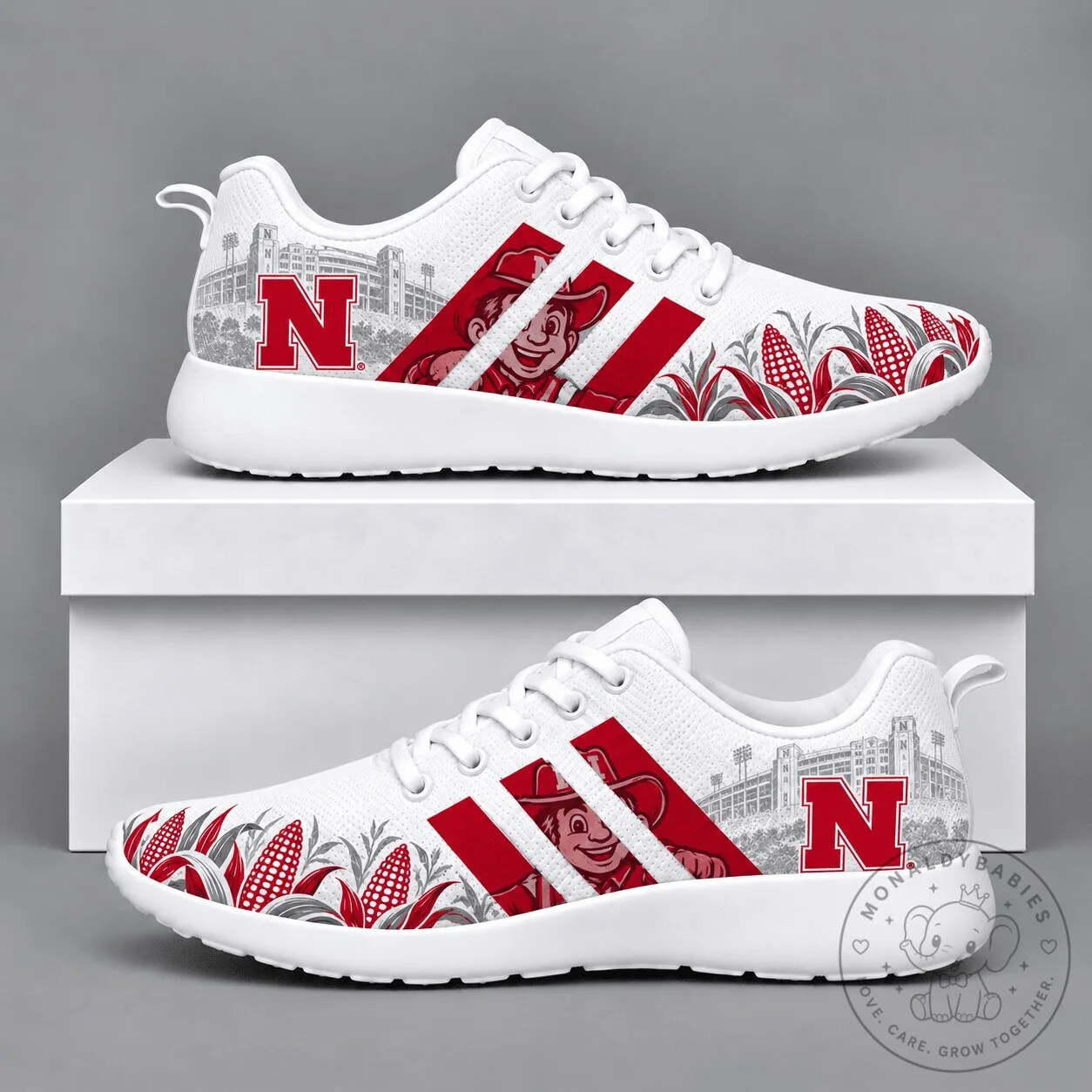 Nebraska Cornhuskers Mascot Running Shoes