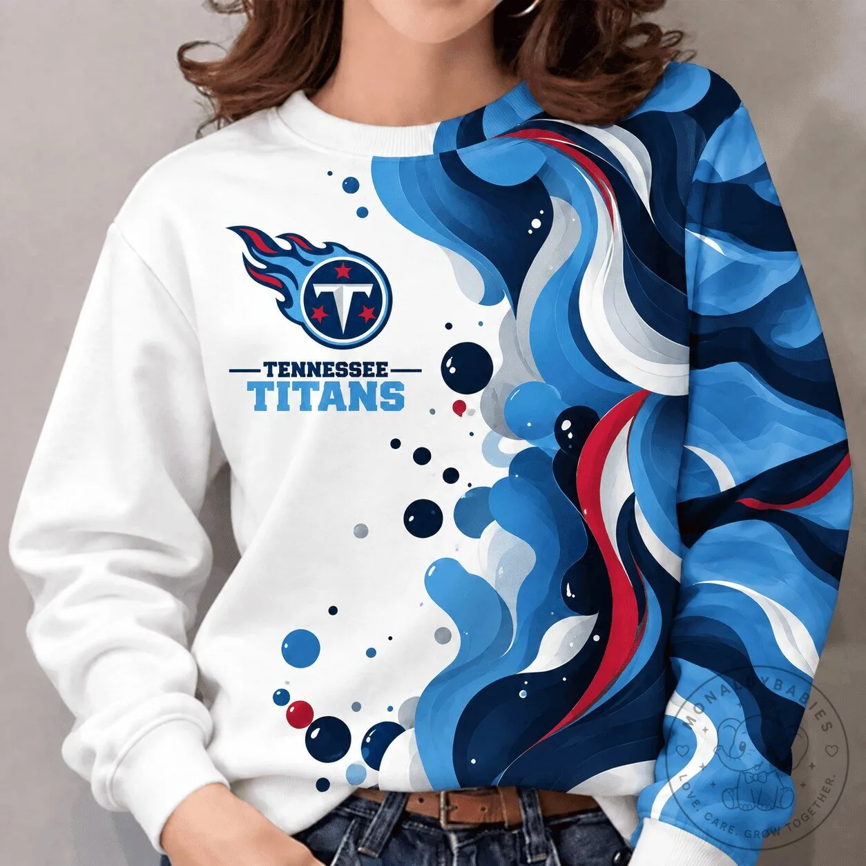 Tennessee Titans NFL Football Team Vibrant Tide Series Sweatshirt