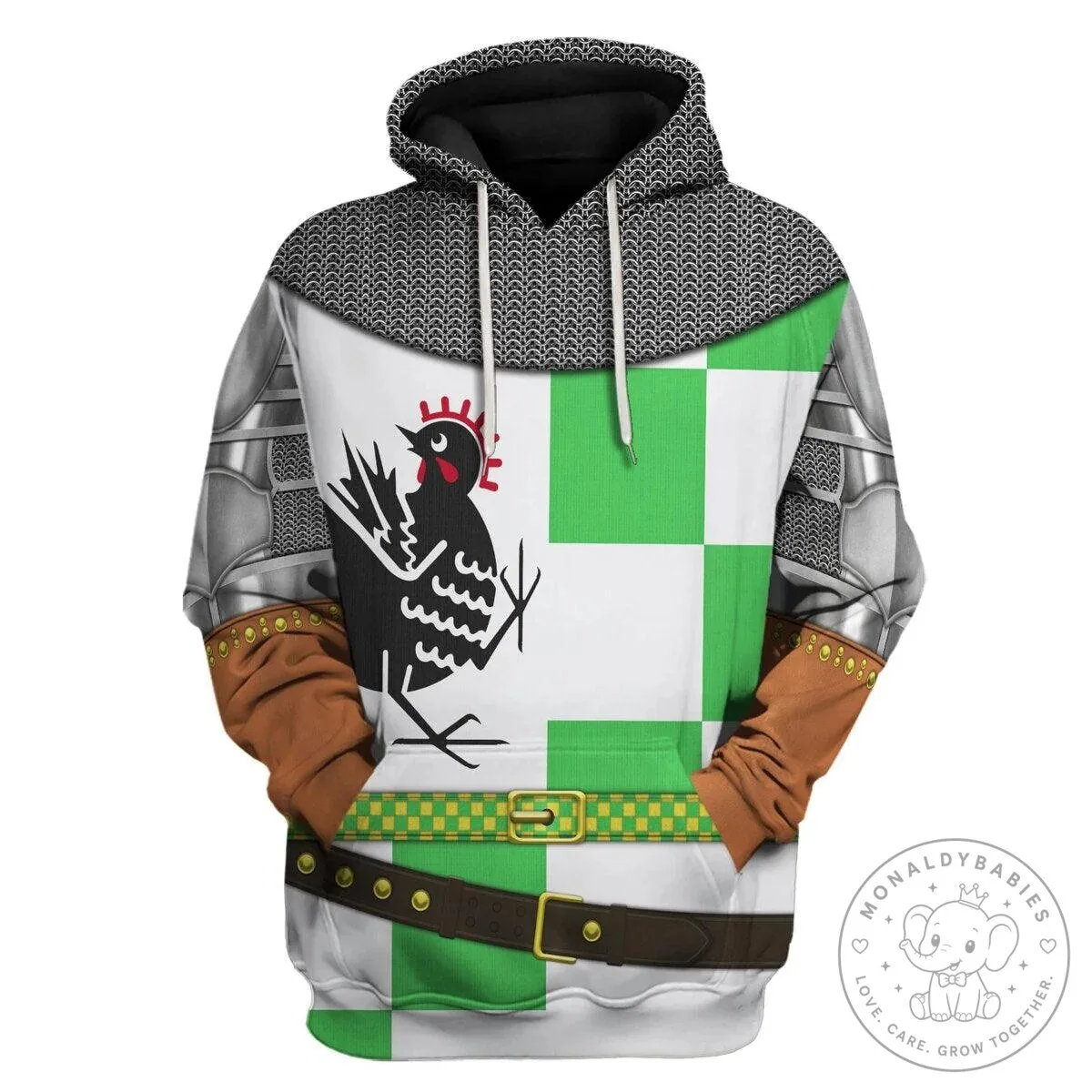Black Knight Costume Chainmail Armor Medieval Knight Hoodie 19 Black Knight Costume Chainmail Armor Medieval Knight Hoodie
