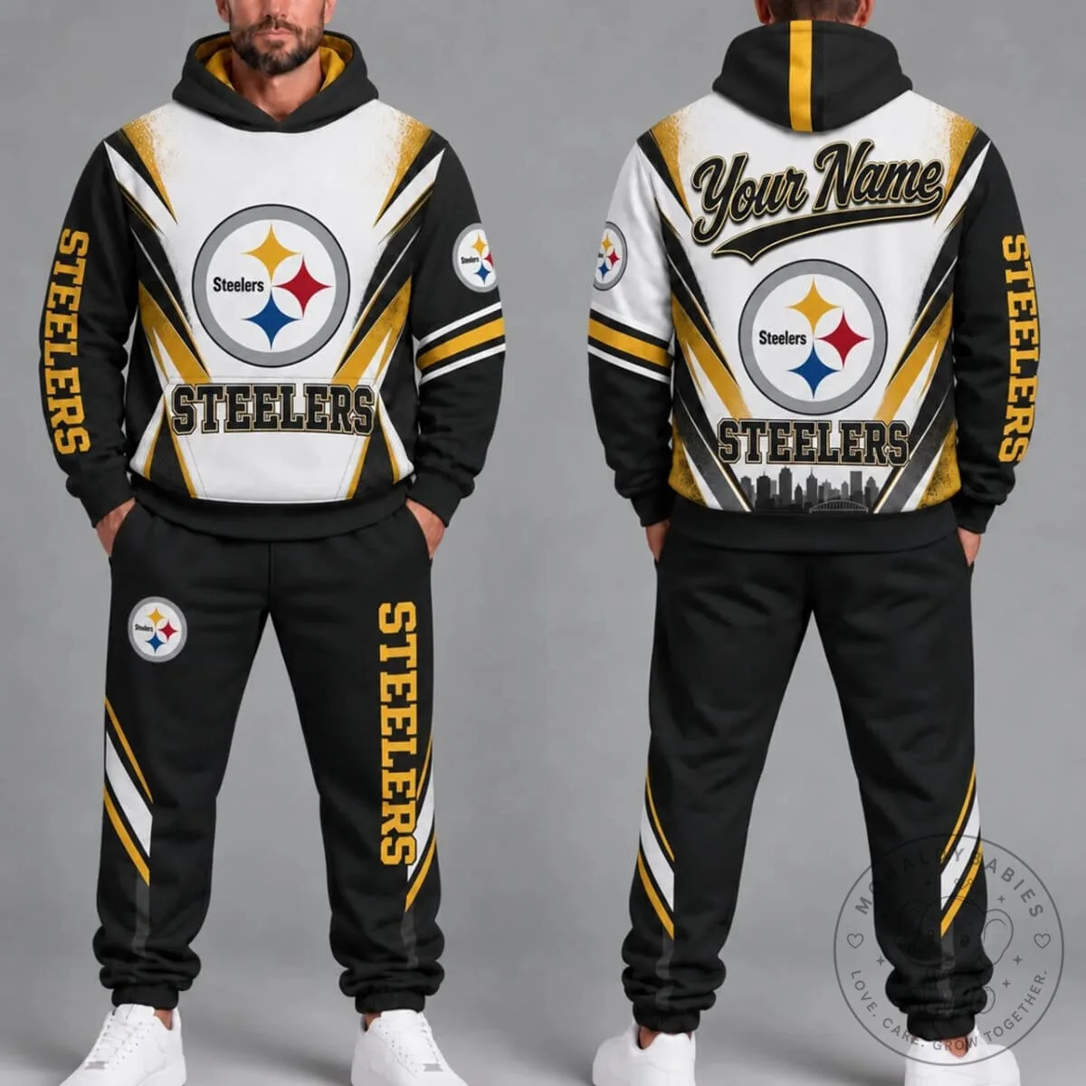 Pittsburgh Steelers Football Team Personalized Hoodie and Jogger Set