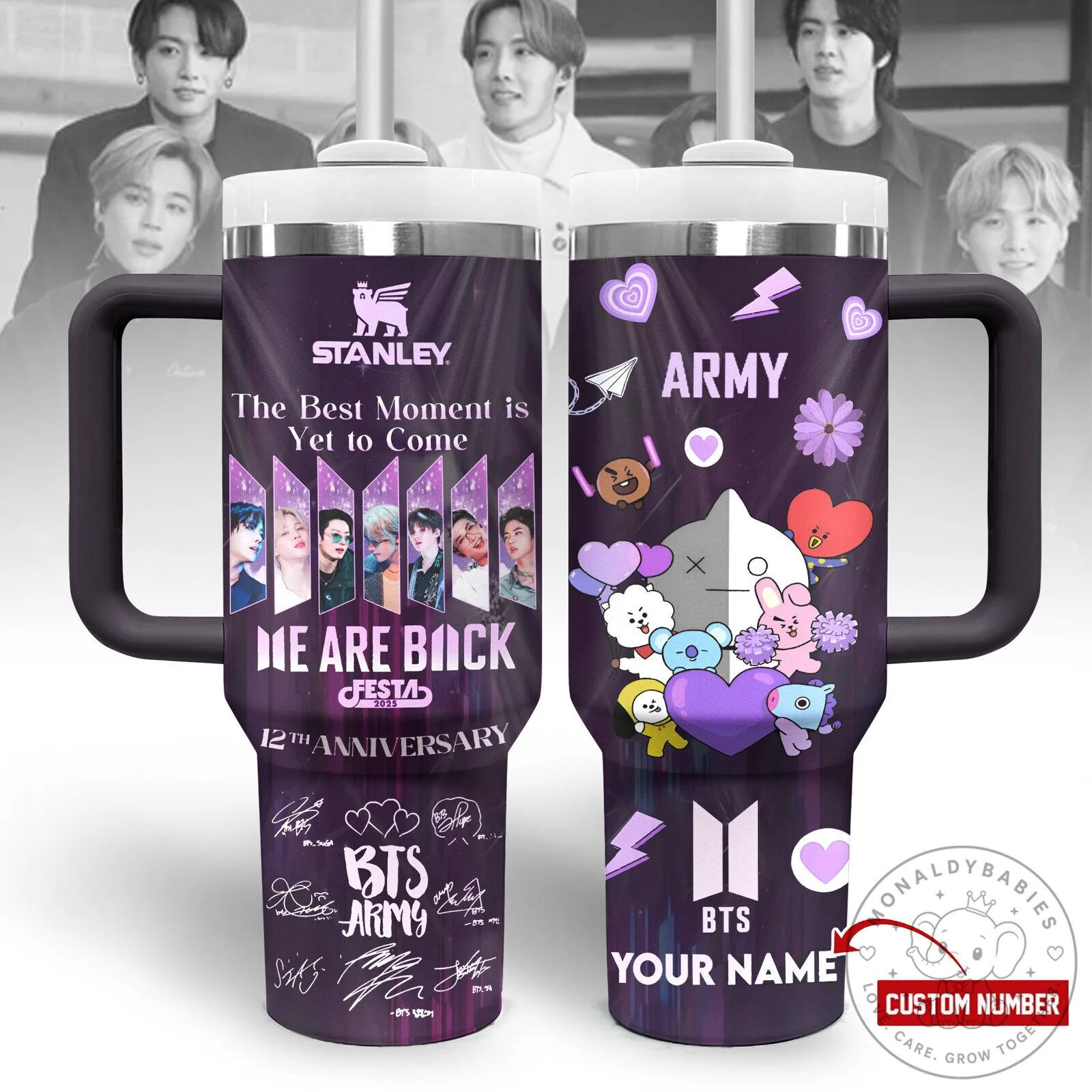 BTS The Best Moment Is Yet To Come Kpop Music Band Tumbler