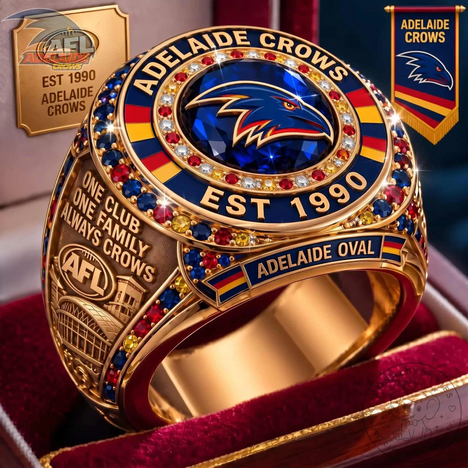 Adelaide Crows Australian Football League Championship Ring