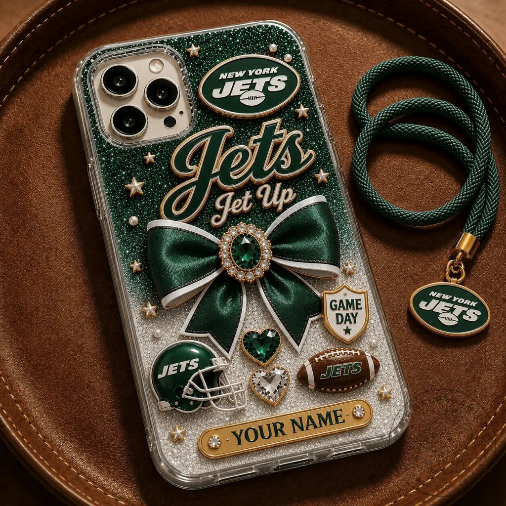 New York Jets Football Team Custom Name Gift Phone Case for iPhone 15 Pro Max New York Jets Football Team Custom Name Gift Phone Case for iPhone 15 Pro Max
