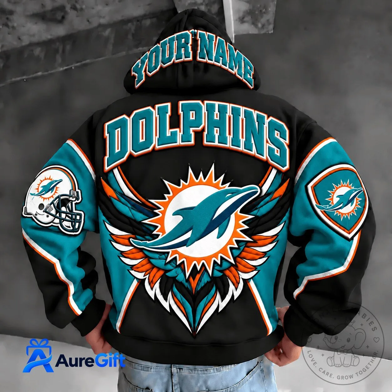 Miami Dolphins NFL Christmas Kickoff Personalized Hoodie for Men and Women