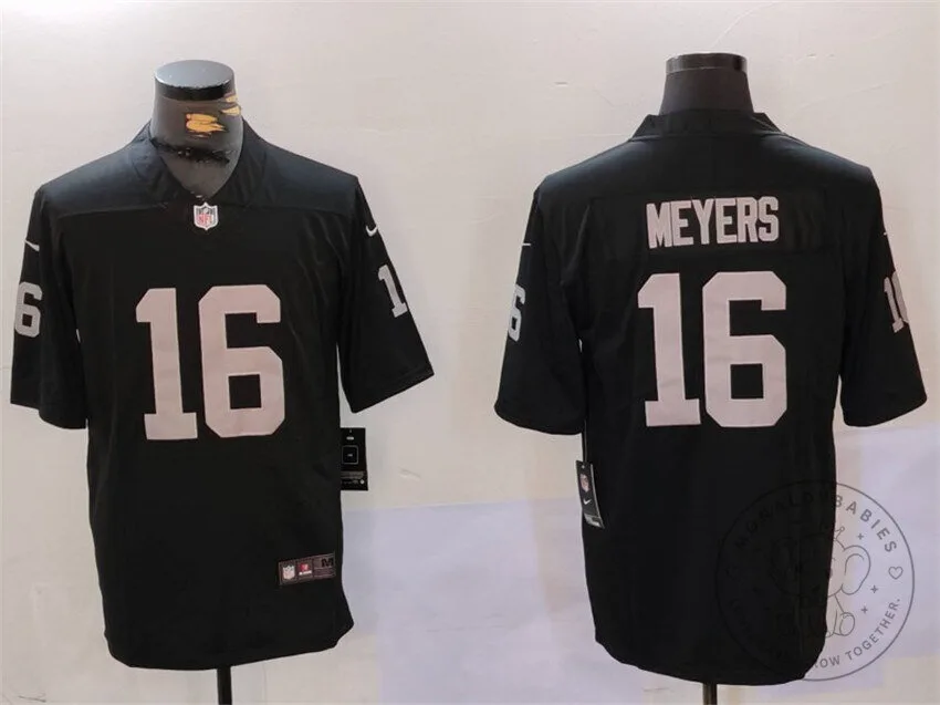 Las Vegas Raiders Jakobi Meyers Black Football Jersey