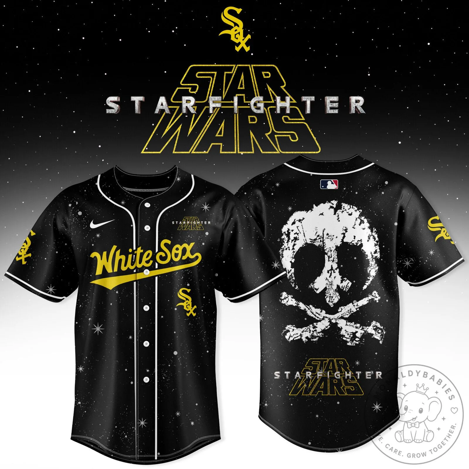 Star Wars Starfighter Chicago White Sox Baseball Jersey