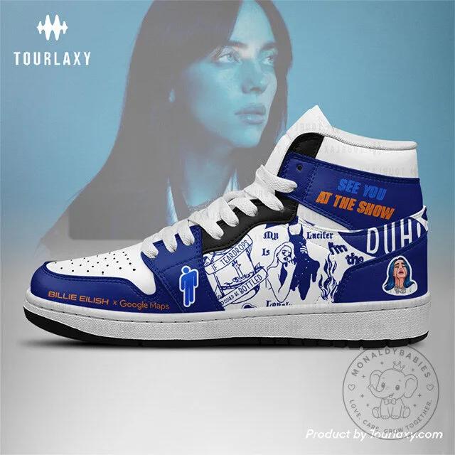 Billie Eilish Hit Me Hard and Soft Album Art High Top Sneakers 8 Billie Eilish Hit Me Hard and Soft Album Art High Top Sneakers