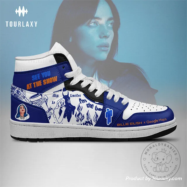 Billie Eilish Hit Me Hard and Soft Album Art High Top Sneakers 9 Billie Eilish Hit Me Hard and Soft Album Art High Top Sneakers