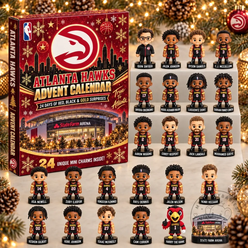 Atlanta Hawks Basketball Team Advent Calendar Christmas Gift Atlanta Hawks Basketball Team Advent Calendar Christmas Gift