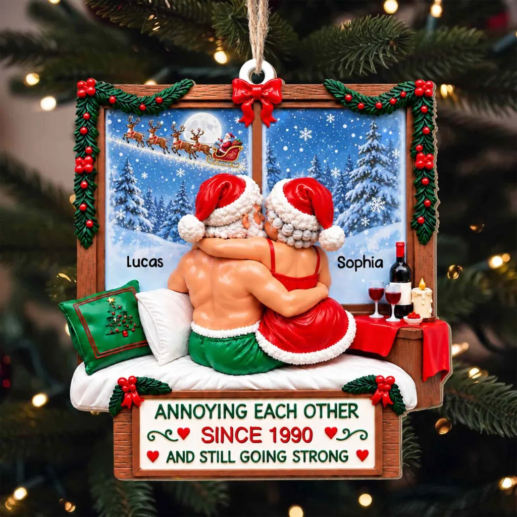 Personalized Annoying Each Other Since Christmas Couple Holiday Ornament Personalized Annoying Each Other Since Christmas Couple Holiday Ornament
