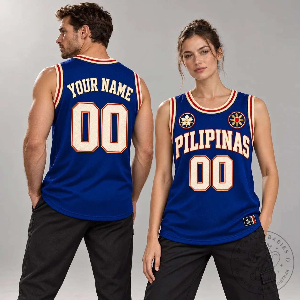 Pilipinas Heritage Custom Basketball Jersey with Philippine Sun and Sampaguita 11 Pilipinas Heritage Custom Basketball Jersey with Philippine Sun and Sampaguita