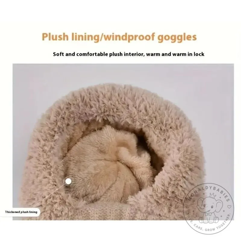 White Knit Beanie Hat with Faux Fur Lining and Pom-Pom 18 White Knit Beanie Hat with Faux Fur Lining and Pom-Pom