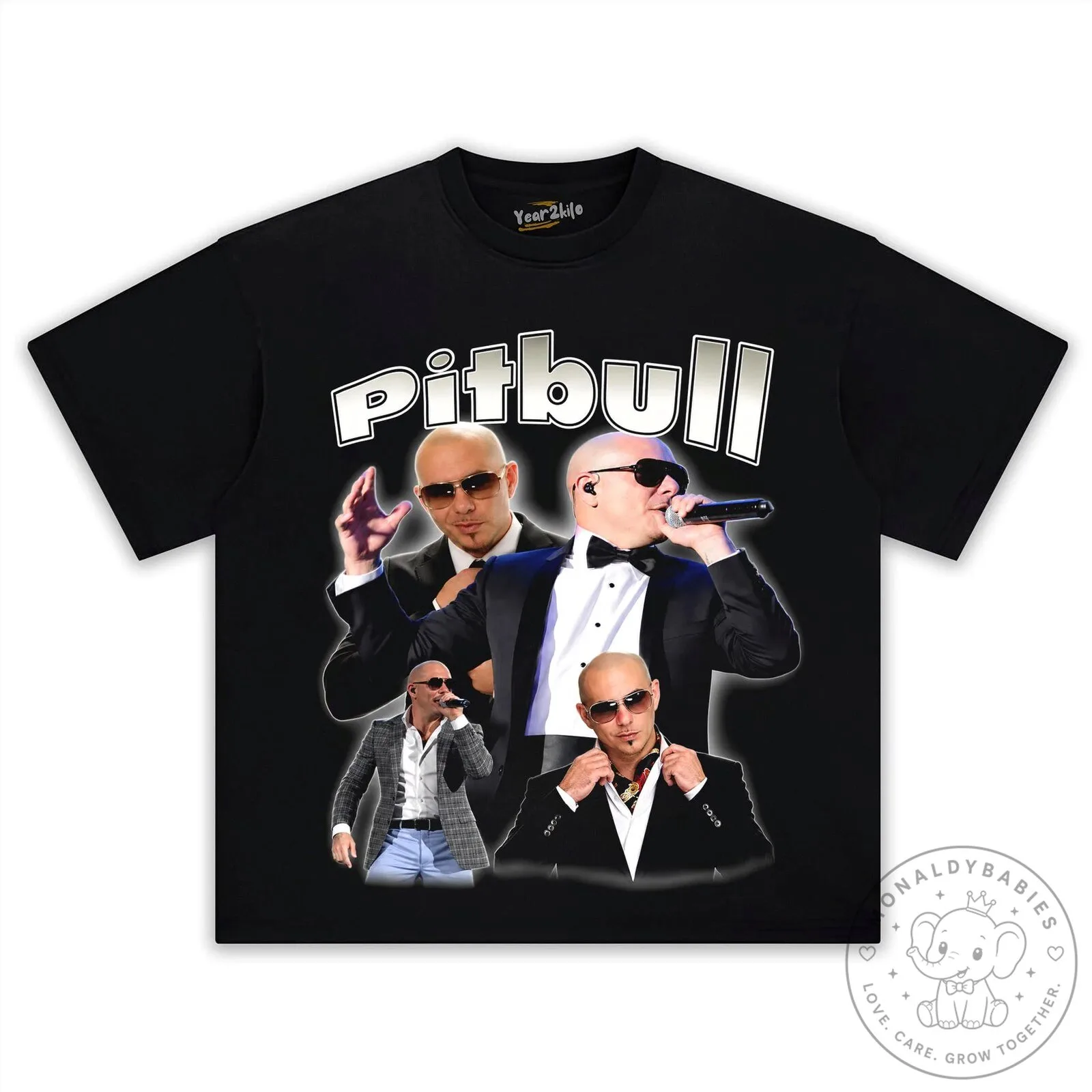 Pitbull Vintage Style Graphic T-Shirt, Mr. Worldwide Rapper Concert Apparel 13 Pitbull Vintage Style Graphic T-Shirt, Mr. Worldwide Rapper Concert Apparel
