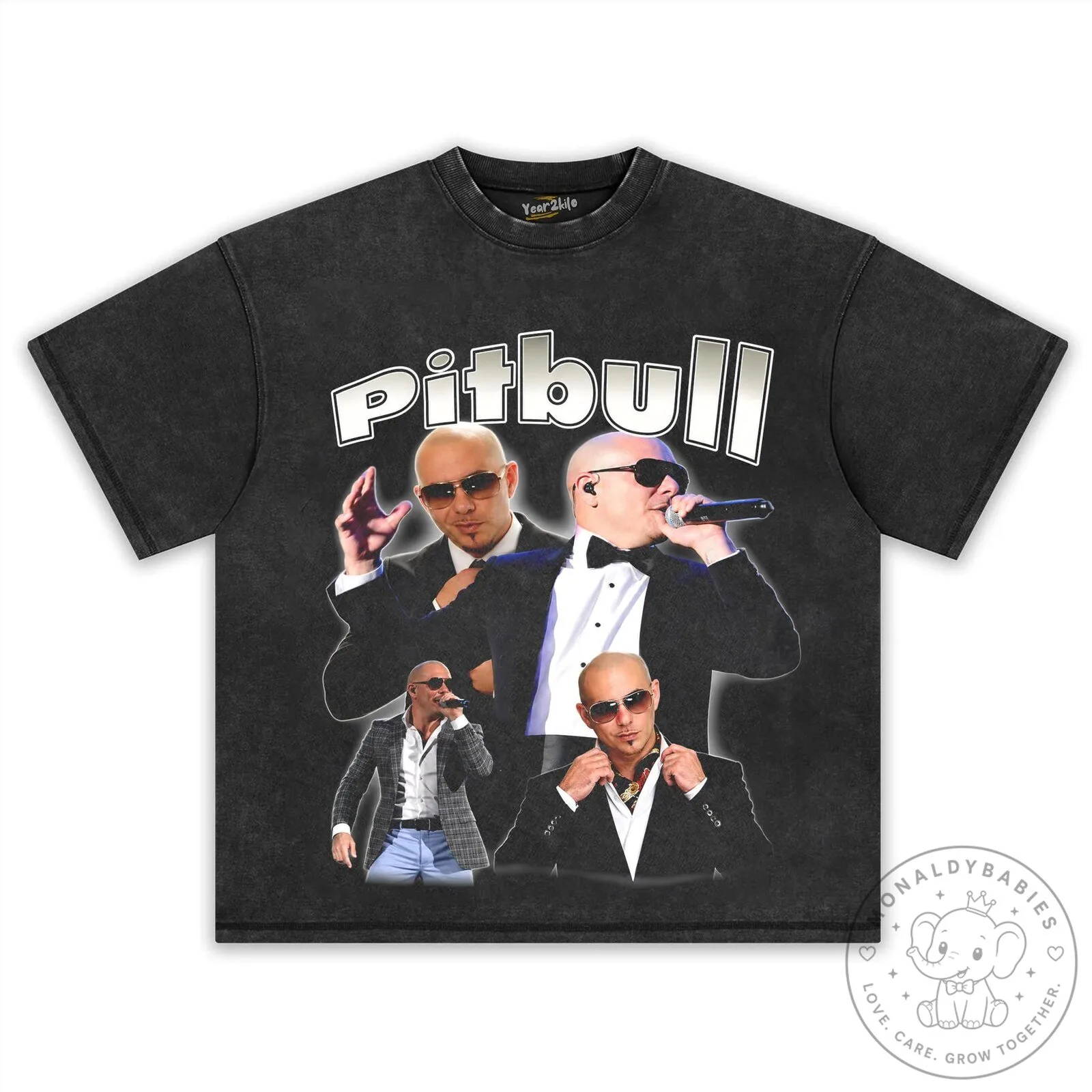Pitbull Vintage Style Graphic T-Shirt, Mr. Worldwide Rapper Concert Apparel 14 Pitbull Vintage Style Graphic T-Shirt, Mr. Worldwide Rapper Concert Apparel