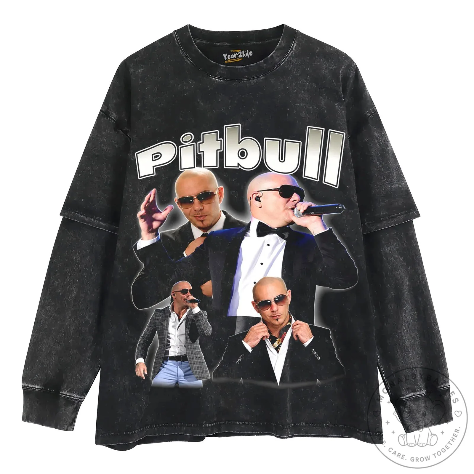 Pitbull Vintage Style Graphic T-Shirt, Mr. Worldwide Rapper Concert Apparel 16 Pitbull Vintage Style Graphic T-Shirt, Mr. Worldwide Rapper Concert Apparel
