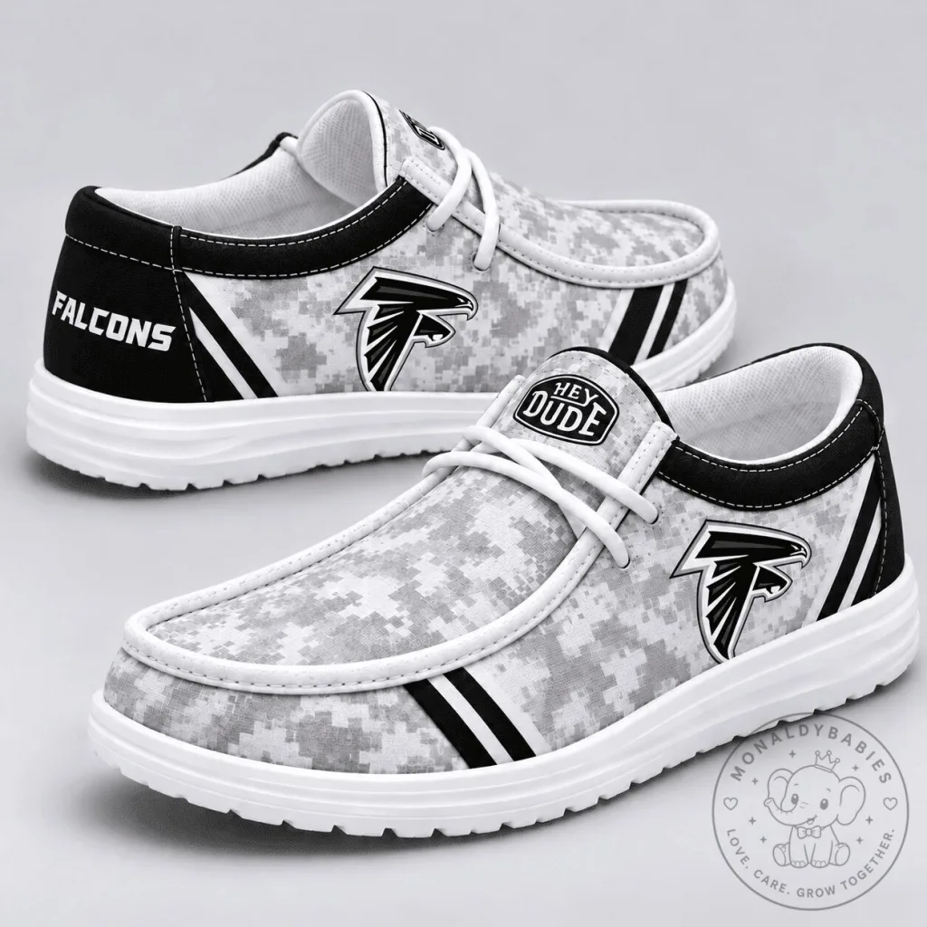Atlanta Falcons NFL Team Logo Digital Camouflage Loafer Shoes for Men Atlanta Falcons NFL Team Logo Digital Camouflage Loafer Shoes for Men