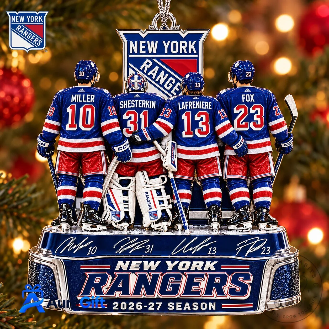 New York Rangers NHL Game Day Premium Personalized Acrylic Ornament