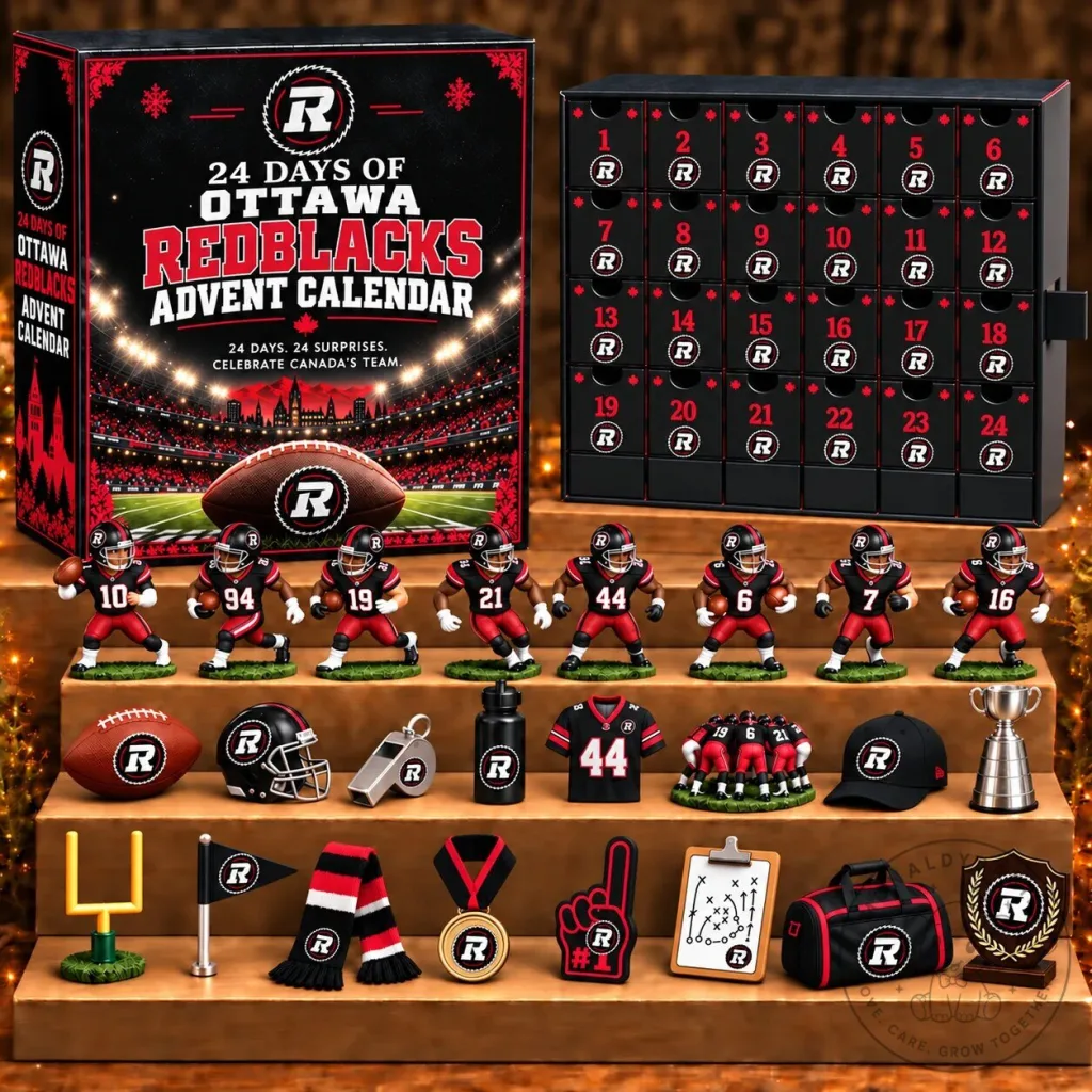 Ottawa Redblacks Football Team 24-Day Advent Calendar Blind Box Ottawa Redblacks Football Team 24-Day Advent Calendar Blind Box