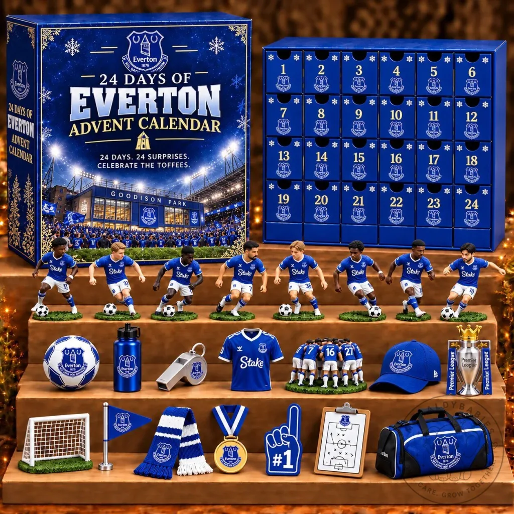 Everton Football Club 24 Days Of Christmas Advent Calendar Everton Football Club 24 Days Of Christmas Advent Calendar