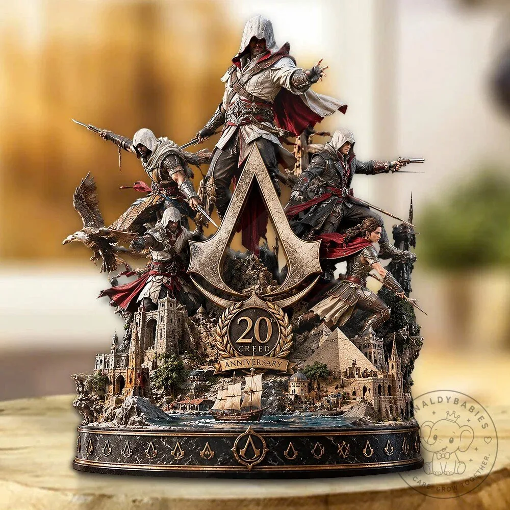 20th Anniversary Custom Shaped Acrylic Plaque Collectible for Assassin's Creed