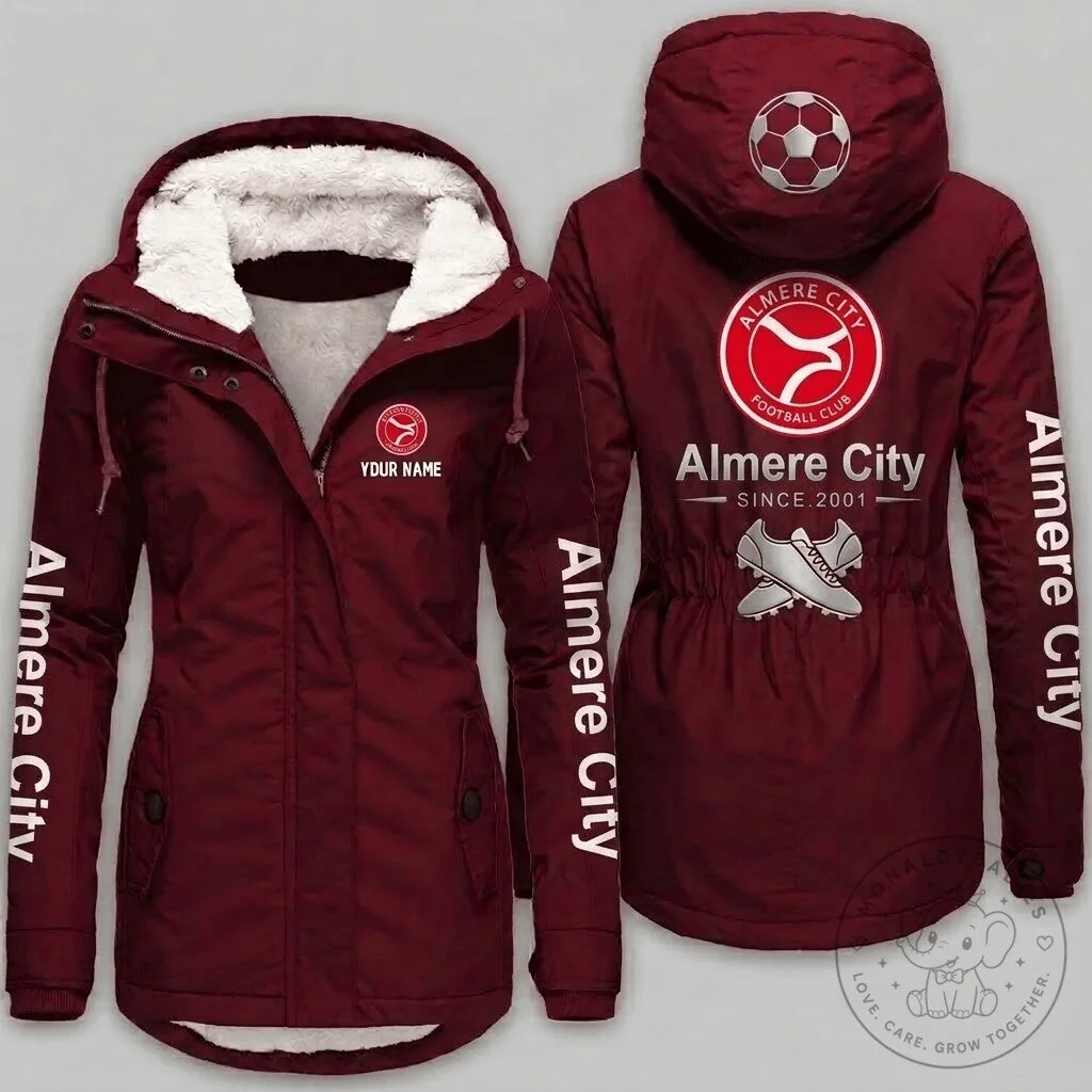 Almere City Football Club Eredivisie Women's Winter Fleece Jacket