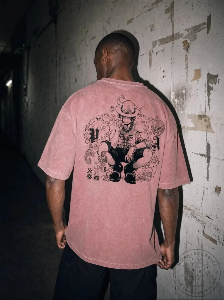 One Piece Portgas D. Ace Fire Fist Legacy Vintage T-Shirt