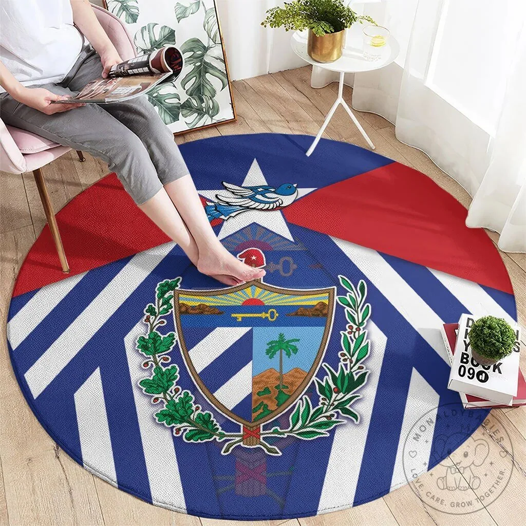 Viva Cuba Libre Round Carpet Cuban Trogon With Coat Of Arms Area Rug 10 Viva Cuba Libre Round Carpet Cuban Trogon With Coat Of Arms Area Rug