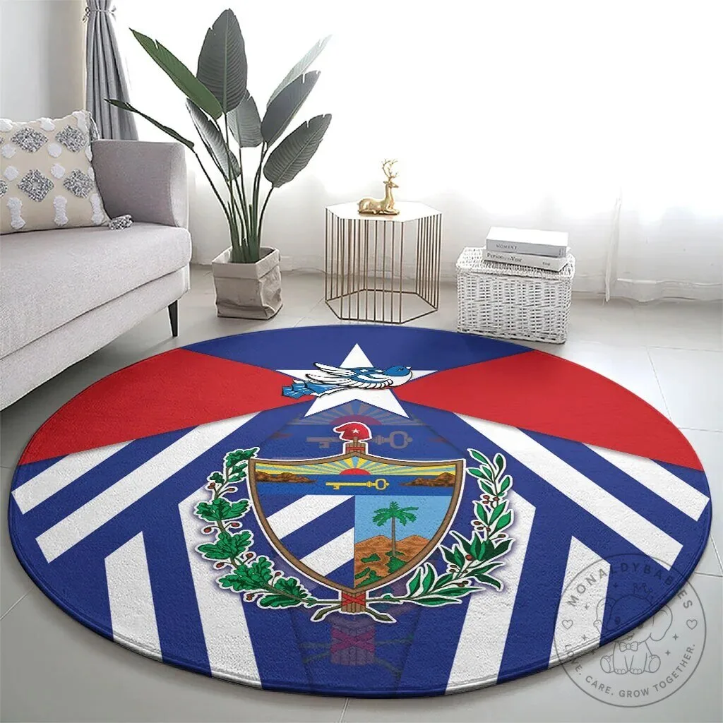 Viva Cuba Libre Round Carpet Cuban Trogon With Coat Of Arms Area Rug 11 Viva Cuba Libre Round Carpet Cuban Trogon With Coat Of Arms Area Rug