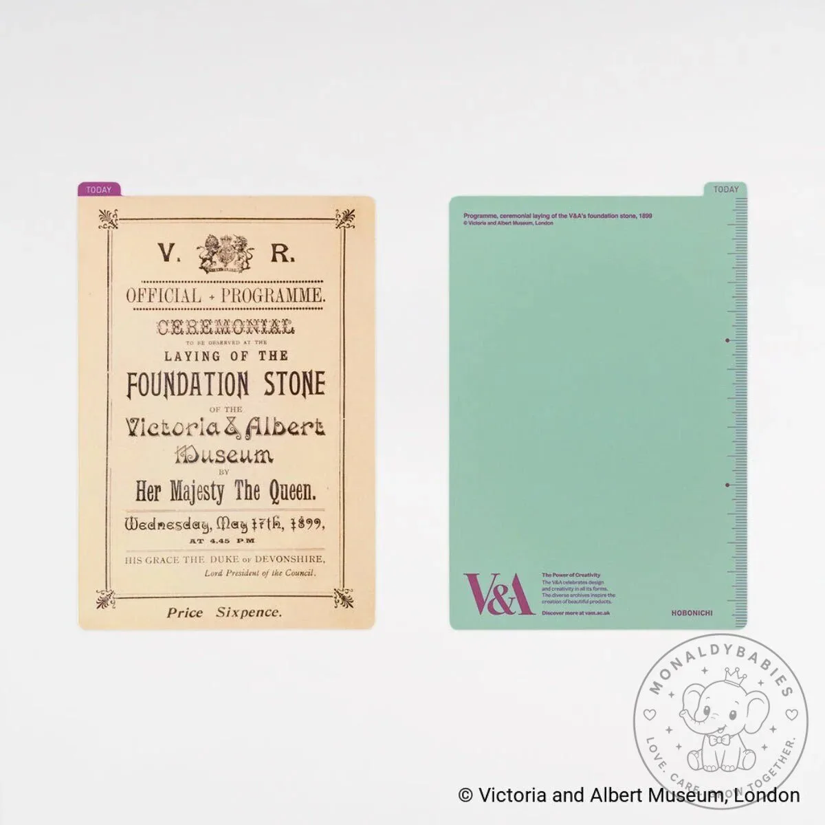 Victoria and Albert Museum Foundation Stone Programme Pencil Board 7 Victoria and Albert Museum Foundation Stone Programme Pencil Board