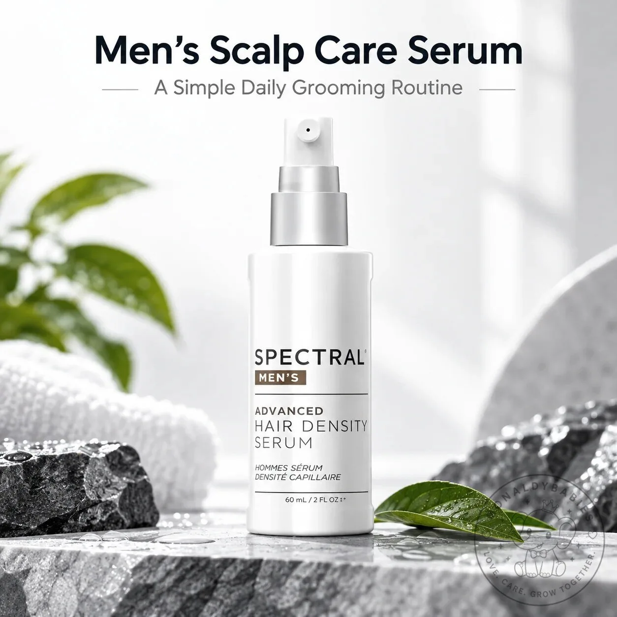 Men's Advanced Hair Density Serum for Scalp Care and Grooming Routine