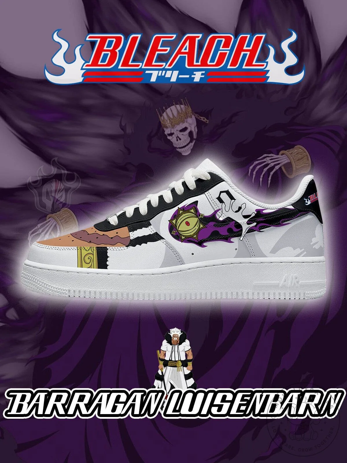 Bleach Barragan Luisenbarn Anime Character Custom Sneakers
