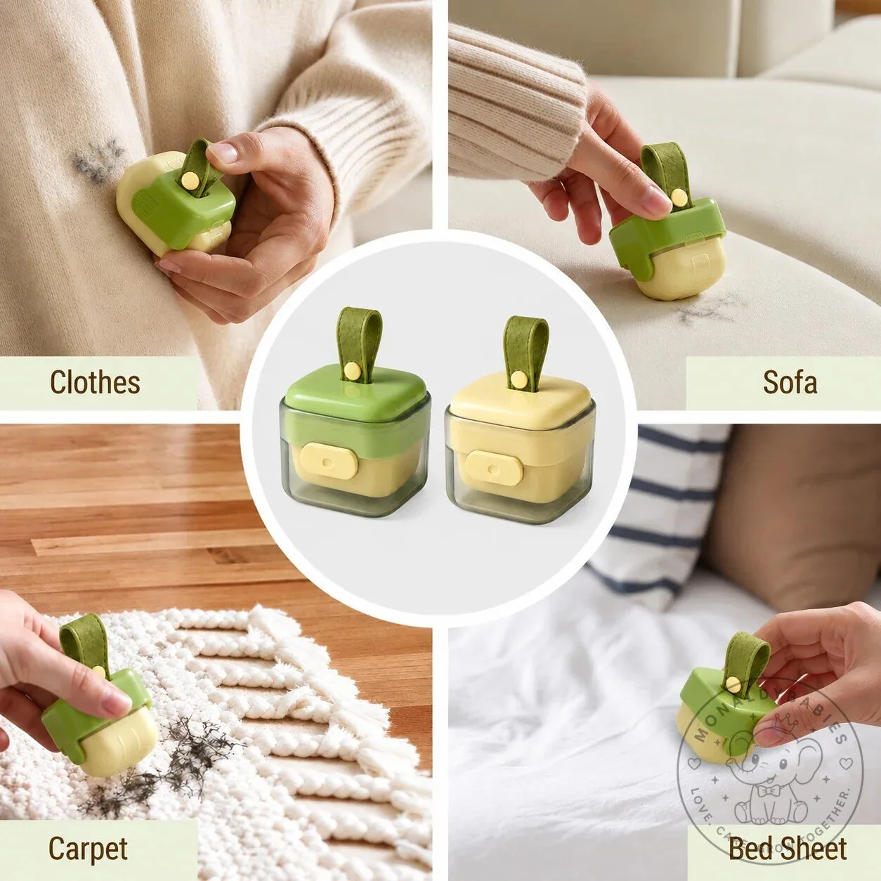 Reusable Washable Pet Hair Remover Lint Roller for Clothes and Furniture